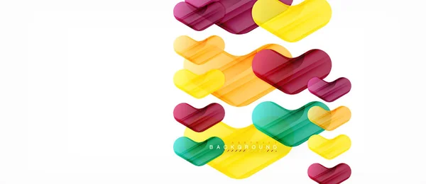 Flechas brillantes de colores fondo abstracto — Vector de stock