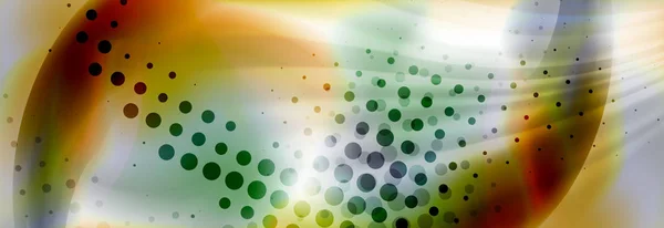 추상적인 배경 홀로그램 액체 색상 디자인 — 스톡 벡터