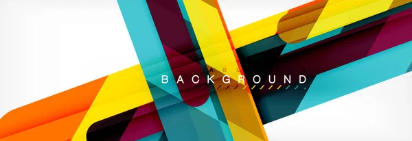 Abstract kleurrijk lijnen, ontwerp moderne geometrische achtergrond — Stockvector