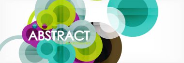 Daire kompozisyon arka plan