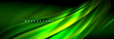 Sıvı renkli dalga satır arkaplanı. Trendy soyut düzeni şablonu için iş veya teknoloji tanıtımı, internet poster ya da web broşür kapak, duvar kağıdı