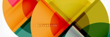 Arka plan parlak geometrik tasarım daireler