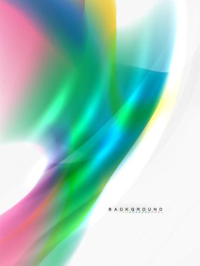 Arka plan soyut - sıvı dalga akışı renkler.