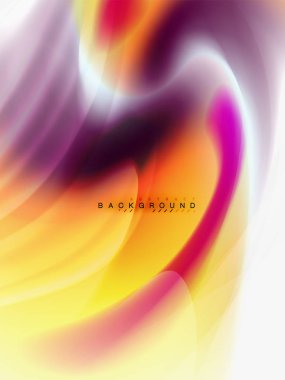 Arka plan soyut - sıvı dalga akışı renkler.