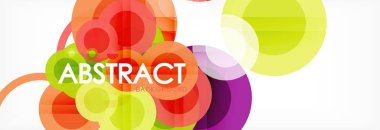 Daire kompozisyon arka plan