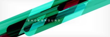 Soyut renkli çizgiler, modern geometrik arka plan tasarım