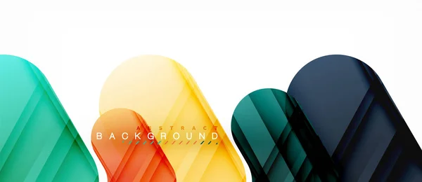 Flèches brillantes colorées fond abstrait — Image vectorielle