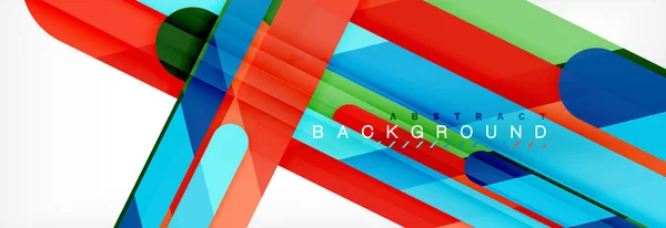 Líneas coloridas abstractas, diseño de fondo geométrico moderno — Vector de stock