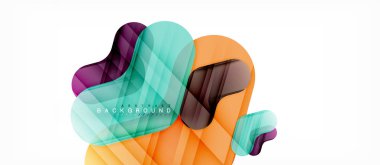 Renkli parlak oklar arka plan soyut