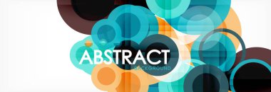 Daire kompozisyon arka plan