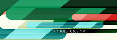 Soyut renkli çizgiler, modern geometrik arka plan tasarım