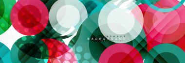 Daire kompozisyon arka plan, vektör