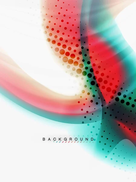 Hintergrund abstrakte flüssige Farben Design — Stockvektor