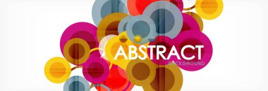 Daire kompozisyon arka plan