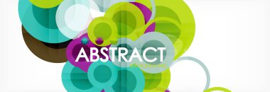 Daire kompozisyon arka plan