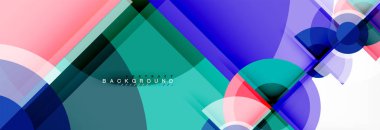 Arka plan parlak geometrik tasarım daireler