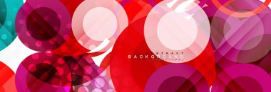 Çakışan daireye arka planı Tasarla