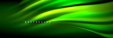 Sıvı renkli dalga satır arkaplanı. Trendy soyut düzeni şablonu için iş veya teknoloji tanıtımı, internet poster ya da web broşür kapak, duvar kağıdı