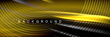 Sıvı renkli dalga satır arkaplanı. Trendy soyut düzeni şablonu için iş veya teknoloji tanıtımı, internet poster ya da web broşür kapak, duvar kağıdı