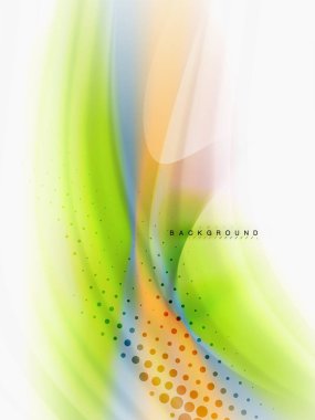 Soyut - sıvı renkleri dalga akış arka plan, vektör