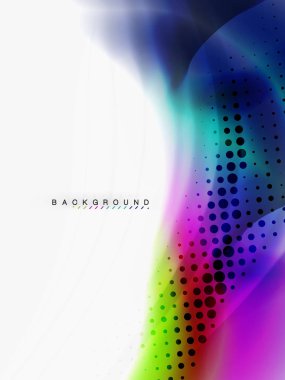 Arka plan soyut - sıvı dalga akışı renkler.