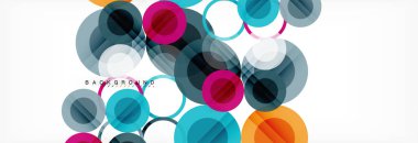 Daire kompozisyon arka plan