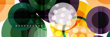 Daire kompozisyon arka plan