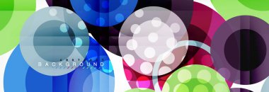 Daire kompozisyon arka plan