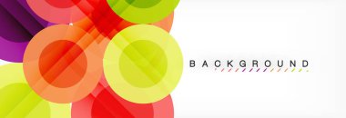 Daire kompozisyon arka plan