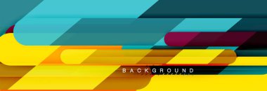 Soyut renkli çizgiler, modern geometrik arka plan tasarım