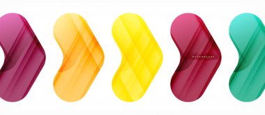 Arka plan, temiz modern geometrik tasarım renkli parlak okları soyut