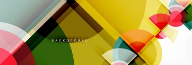 Arka plan parlak geometrik tasarım daireler