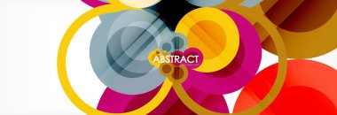 Daire kompozisyon arka plan