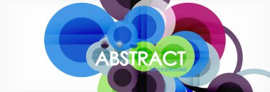 Daire kompozisyon arka plan