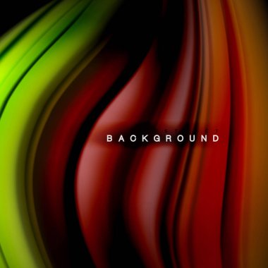 Arka plan soyut - sıvı renkli dalga