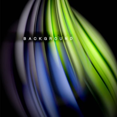 Arka plan soyut - sıvı renkli dalga