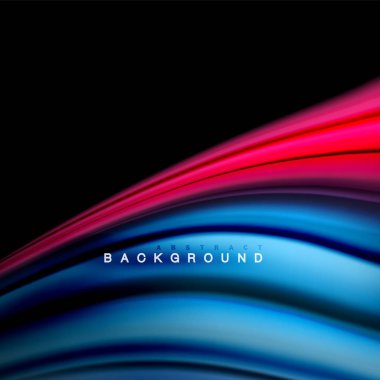 Arka plan soyut - sıvı renkli dalga