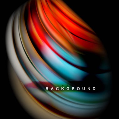 Arka plan soyut - sıvı renkli dalga