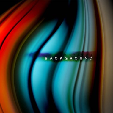 Arka plan soyut - sıvı renkli dalga