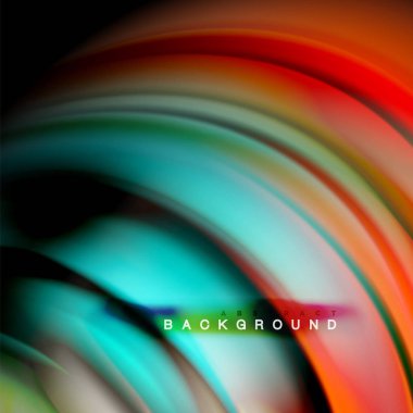 Arka plan soyut - sıvı renkli dalga