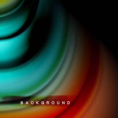 Arka plan soyut - sıvı renkli dalga