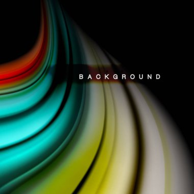 Arka plan soyut - sıvı renkli dalga