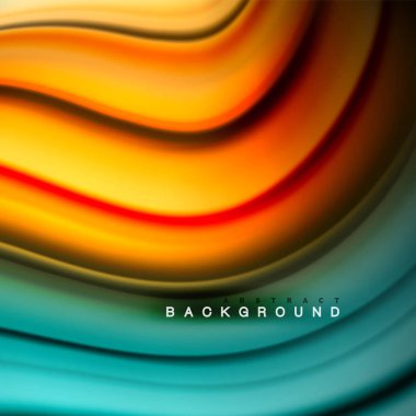 Arka plan soyut - sıvı renkli dalga