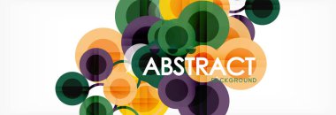 Daire kompozisyon arka plan