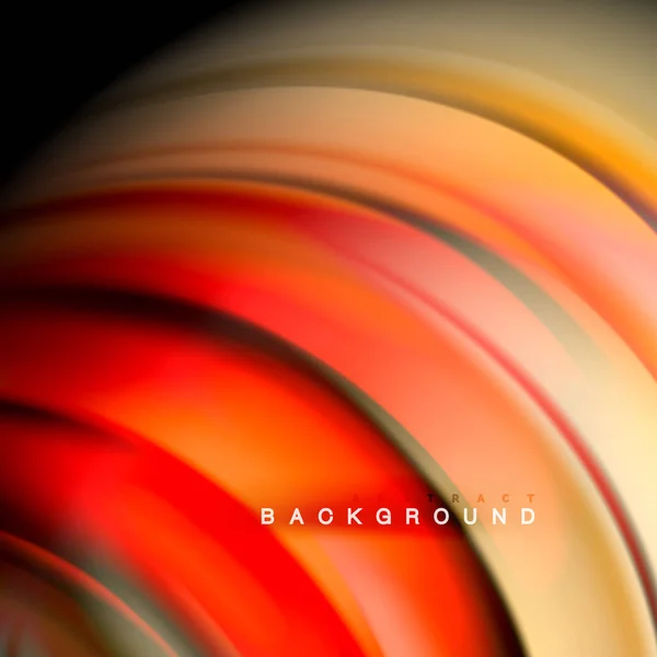 Abstract achtergrond - vloeibare kleur Golf — Stockvector