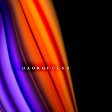 Arka plan soyut - sıvı renkli dalga