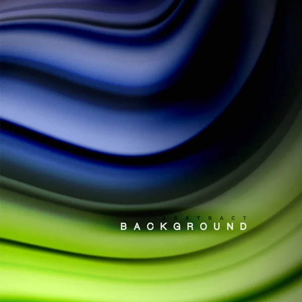 Résumé de fond - onde de couleur liquide — Image vectorielle