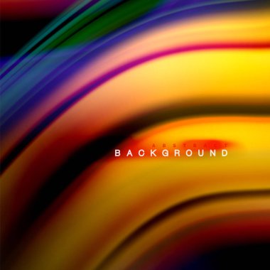 Arka plan soyut - sıvı renkli dalga, trendy akan tasarım şablonu