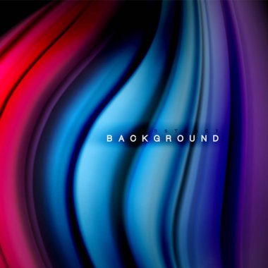 Arka plan soyut - sıvı renkli dalga