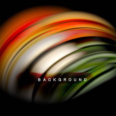 Arka plan soyut - sıvı renkli dalga